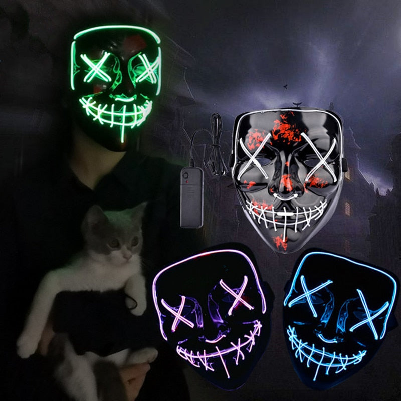 Led Mask Halloween Party