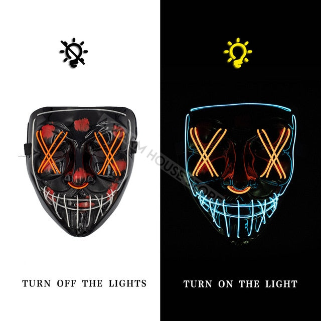 Led Mask Halloween Party