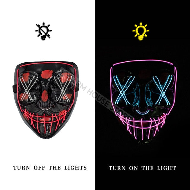 Led Mask Halloween Party