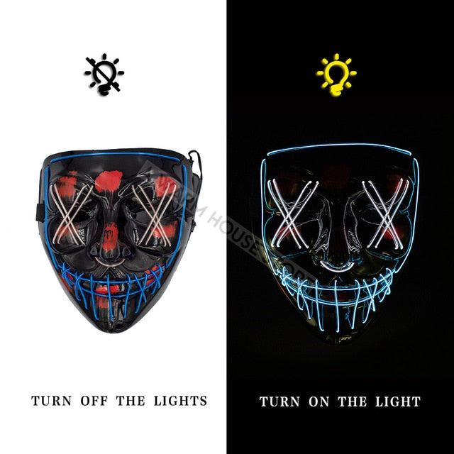 Led Mask Halloween Party