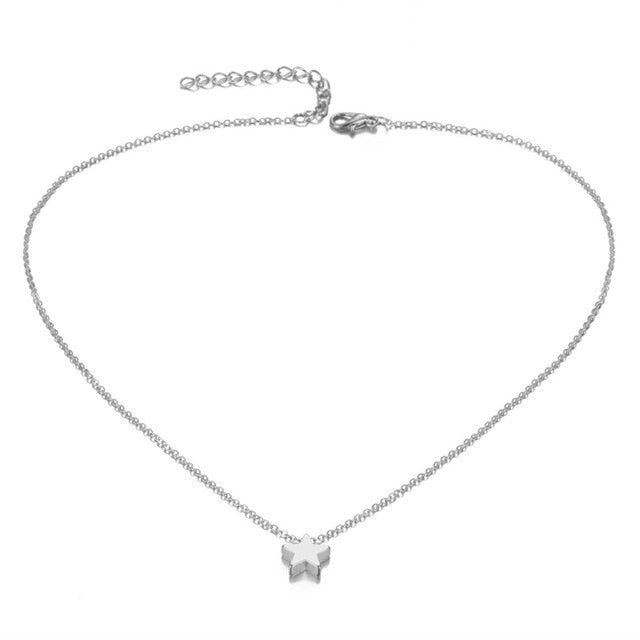 Beauthiful heart choker Necklace for women gold silver  Chocker necklace jewelry